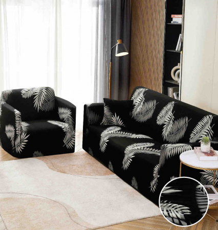 Huse Canapea 3 prs. - Husa Canapea 3 Locuri, Bumbac Elasticizat, + Fata perna
