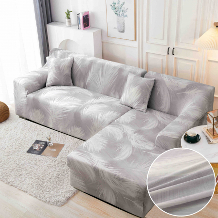 HUSE COLTAR - Husa Elastica Coltar, 3 Locuri + 2 Locuri, Bumbac Elasticizat + Fata perna