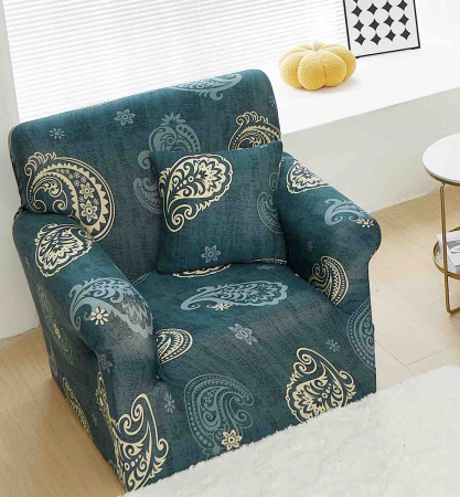 HUSE CANAPEA/COLTAR/FOTOLII - Husa Fotoliu Bumbac Elasticizat +Fata Perna CADOU!