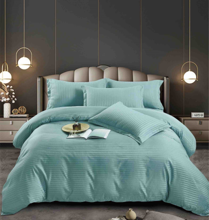 Lenjerii de pat Damasc - Lenjerie De Pat Finet-Damasc cu Elastic, 6 Piese