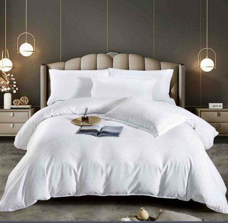 Lenjerii de pat Damasc - Lenjerie De Pat Finet-Damasc cu Elastic, 6 Piese