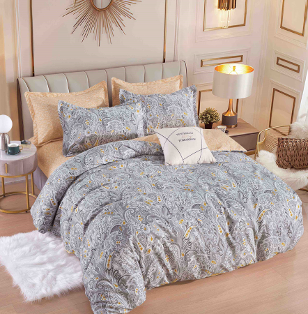 Lenjerii Pat, Bumbac-Finet Premium, 2 Persoane - lenjerie pat dublu cu elastic finet 6 piese biancoshop