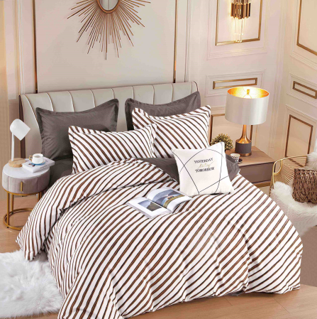 Lenjerii Pat, Bumbac-Finet Premium, 2 Persoane - lenjerie pat dublu cu elastic finet 6 piese biancoshop