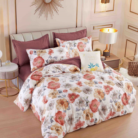 Lenjerii Pat, Bumbac-Finet Premium, 2 Persoane - lenjerie pat dublu cu elastic finet 6 piese biancoshop