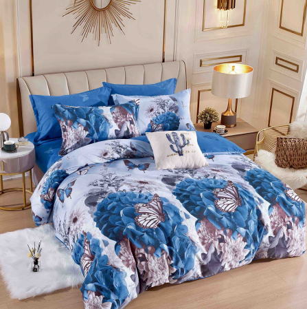 Lenjerii Pat, Bumbac-Finet Premium, 2 Persoane - lenjerie pat dublu cu elastic finet 6 piese biancoshop