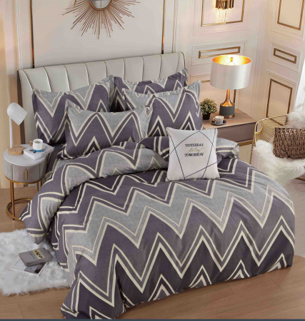 Lenjerii Pat, Bumbac-Finet Premium, 2 Persoane - lenjerie pat dublu cu elastic finet 6 piese biancoshop