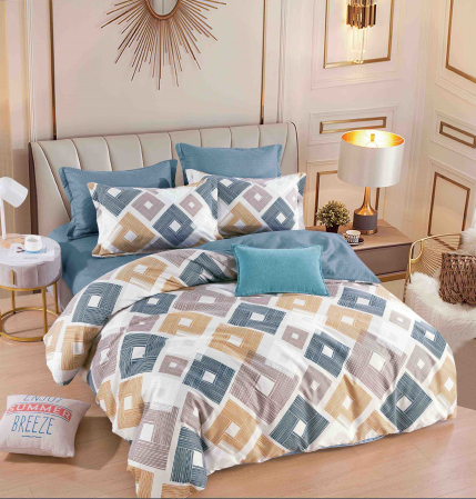 Lenjerii Pat, Bumbac-Finet Premium, 2 Persoane - lenjerie pat dublu cu elastic finet 6 piese biancoshop