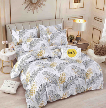 Lenjerii Pat, Bumbac-Finet Premium, 2 Persoane - lenjerie pat dublu cu elastic finet 6 piese biancoshop