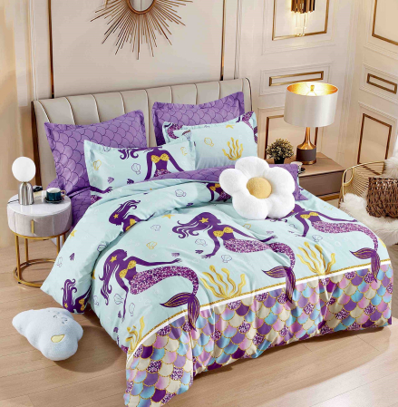 Lenjerii Pat, Bumbac-Finet Premium, 2 Persoane - lenjerie pat dublu cu elastic finet 6 piese biancoshop