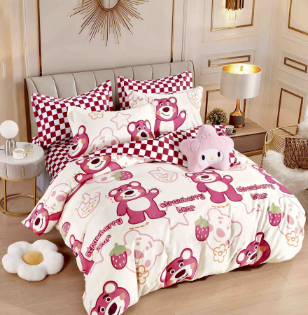 Lenjerii Pat, Bumbac-Finet Premium, 2 Persoane - lenjerie pat dublu fara elastic finet 6 piese biancoshop