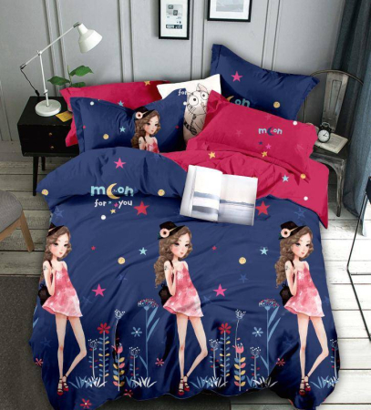 Lenjerii Pat - lenjerie pat dublu fara elastic finet 6 piese biancoshop