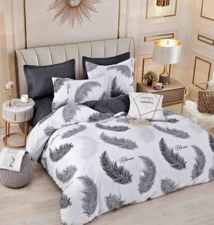 Lenjerii Pat, Bumbac-Finet Premium, 2 Persoane - lenjerie pat dublu fara elastic finet 6 piese biancoshop