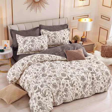 Lenjerii Pat, Bumbac-Finet Premium, 2 Persoane - lenjerie pat dublu fara elastic finet 6 piese biancoshop