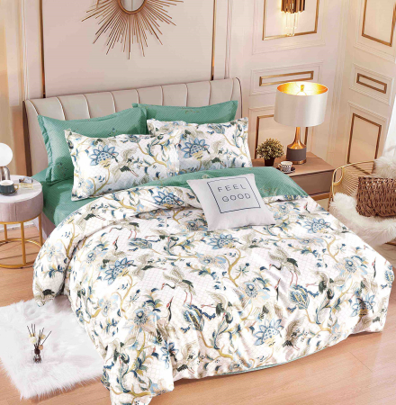 Lenjerii Pat, Bumbac-Finet Premium, 2 Persoane - lenjerie pat dublu fara elastic finet 6 piese biancoshop