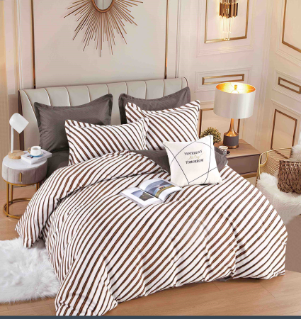 Cearceaf Normal - lenjerie pat dublu fara elastic finet 6 piese biancoshop