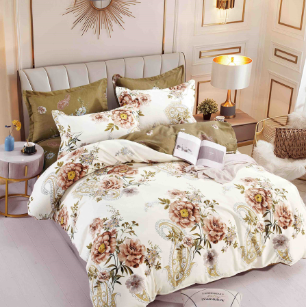 Lenjerii Pat, Bumbac-Finet Premium, 2 Persoane - lenjerie pat dublu fara elastic finet 6 piese biancoshop