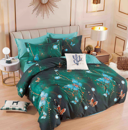 Lenjerii Pat, Bumbac-Finet Premium, 2 Persoane - lenjerie pat dublu fara elastic finet 6 piese biancoshop