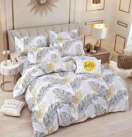 Cearceaf Normal - lenjerie pat dublu fara elastic finet 6 piese biancoshop