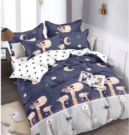 Lenjerii Pat 2 Persoane - Lenjerie pat 2 Pers, Jojo, Bumbac Finet,6 piese