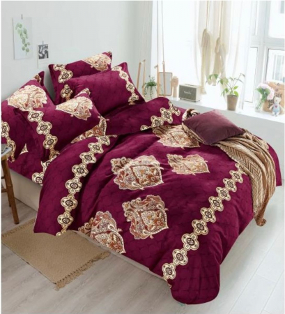 Lenjerii Pat 2 Persoane - Lenjerie pat 2 Pers, Jojo, Bumbac Finet,6 piese
