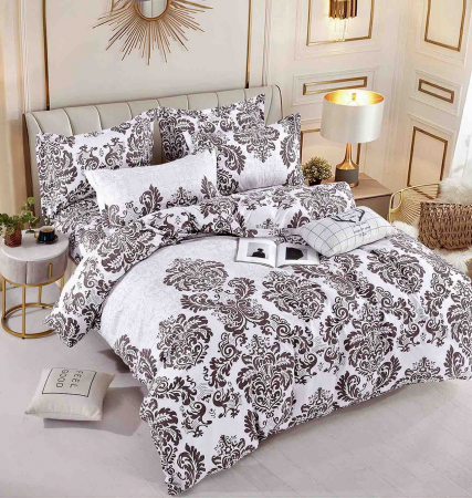 Lenjerii Pat 2 Persoane - Lenjerie pat 2 Pers, Jojo, Bumbac Finet,6 piese