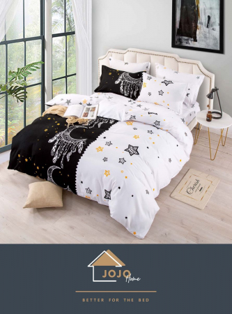 Lenjerii Pat 2 Persoane - 
Lenjerie pat 2 Pers, Jojo, Bumbac Finet,6 piese