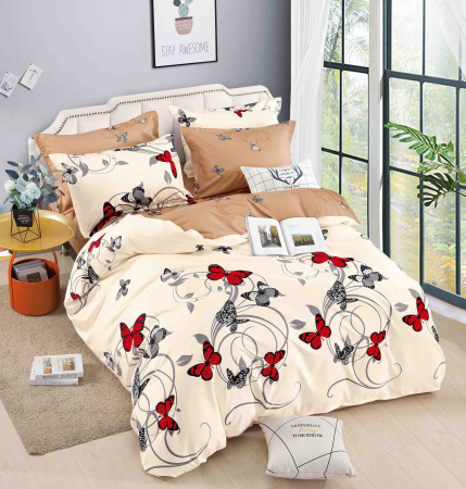 Lenjerii Pat 2 Persoane - Lenjerie pat 2 Pers, Jojo, Bumbac Finet,6 piese