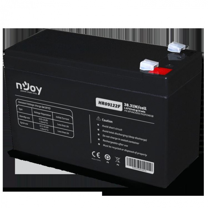 Acumulator nJoy 12V 38.31W cell Battery Model HR09122F