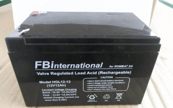 Acumulator stationar pentru UPS 12A 12V, HGL12-12; 151mm x 99mm x 95mm;