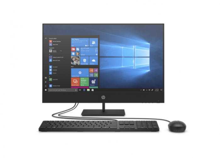 All-in-One HP ProOne 440 G6 23.8 inch Non-Touch FHD cu procesor Intel Core i5-10500T, video integrat Intel UHD Graphics 630, RAM 16GB DDR4, SSD 512GB, DVD+ -RW, Adjustable Stand, HP USB Keyboard, HP W