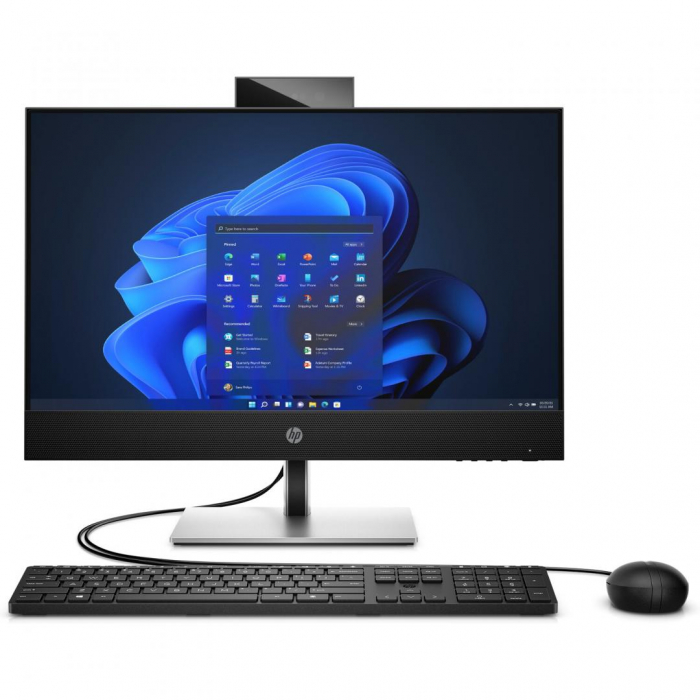 All-in-one hp proone 440 g9 23.8 inch touch cu procesor intel core i7-12700t, ram 8gb, ssd 512gb, video integrat intel uhd graphics 770, free d...