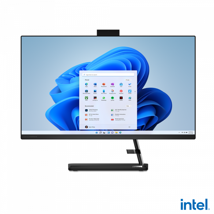 All-in-One Lenovo IdeaCentre AIO 3 27IAP7 27 FHD (1920x1080) IPS 250nits, Intel Core, i5-1235U, 10C (2P + 8E) 12T, P-core 1.3 4.4GHz, E-core 0.9 3.3GHz, 12MB, video Integrated Intel Iris Xe