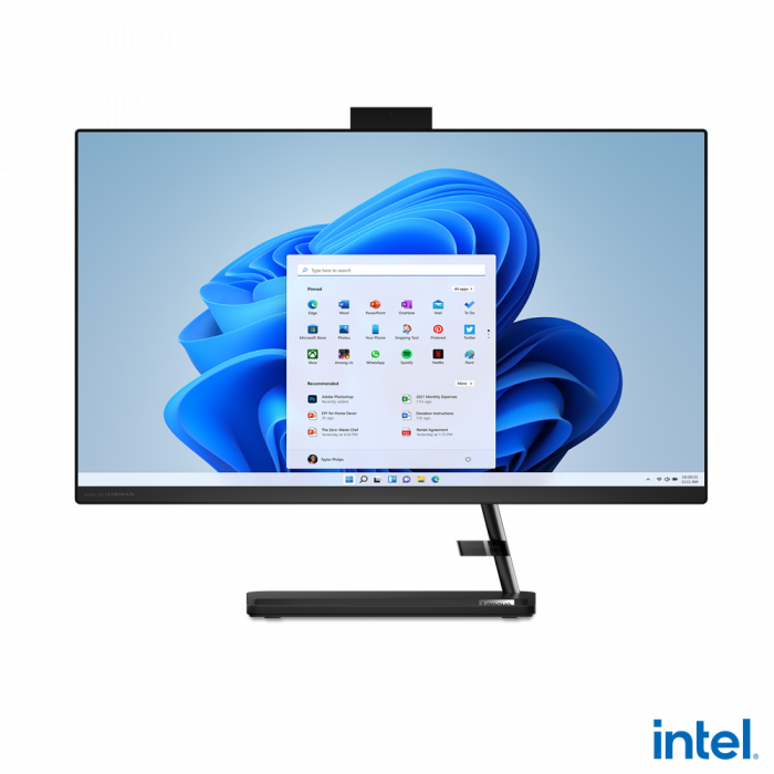 All-in-One Lenovo IdeaCentre AIO 3 27IAP7 27 FHD (1920x1080) IPS 250nits, Intel Core, i5-12450H, 8C (4P + 4E) 12T, P-core 2.0 4.4GHz, E-core 1.5 3.3GHz, 12MB, video Integrated Intel Iris Xe