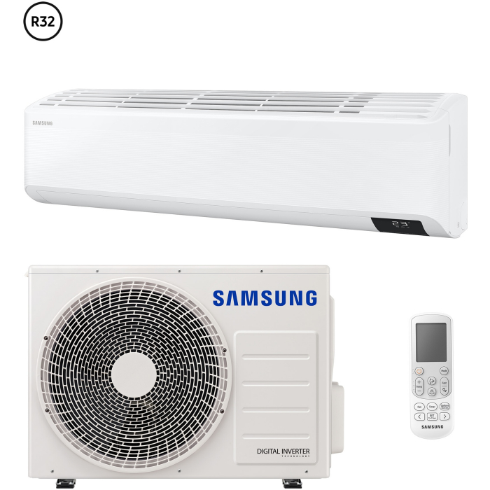 Aparat de aer conditionat Samsung Luzon 24000 BTU, Clasa A++, Fast cooling, Mod Eco, AR24TXHZAWKNEU AR24TXHZAWKXEU, Alb