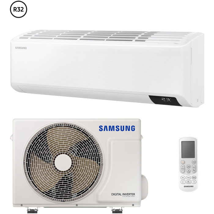 Aparat de aer conditionat Samsung Luzon 9000 BTU, Clasa A++, Fast cooling, Mod Eco, AR09TXHZAWKNEU AR09TXHZAWKXEU, Alb