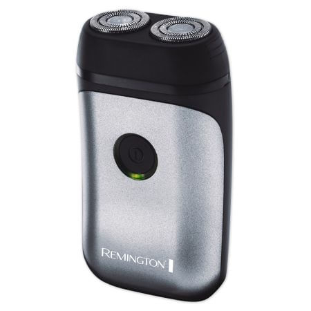 Aparat de ras mini remington r95, 2 capete rotative, acumulator, negru gri