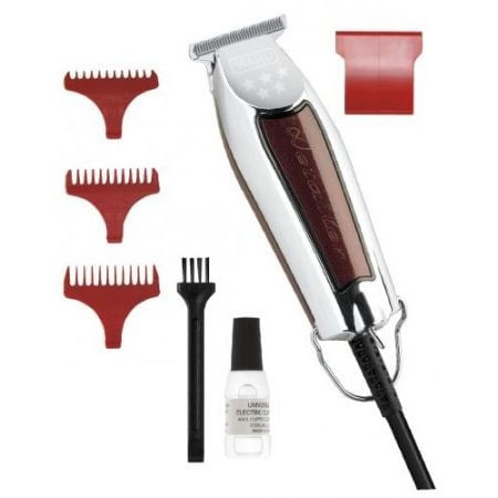 Aparat de tuns profesional pentru contur cu cablu wahl detailer wide 5 star, lame 38 mm, 0.4 mm, grena