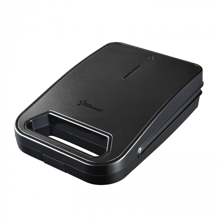 Aparat pentru preparat forme de nuci STARCREST SNM-4024BX, 24 forme, 1400W, Indicator luminos, Placi antiaderente, Negru/Inox [2]