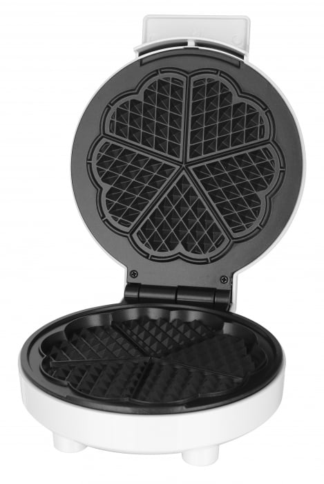 Aparat pentru preparat vafe STARCREST WM-1910, 1000W, 5 vafe, Placi antiaderente, Indicator luminos, Alb [2]