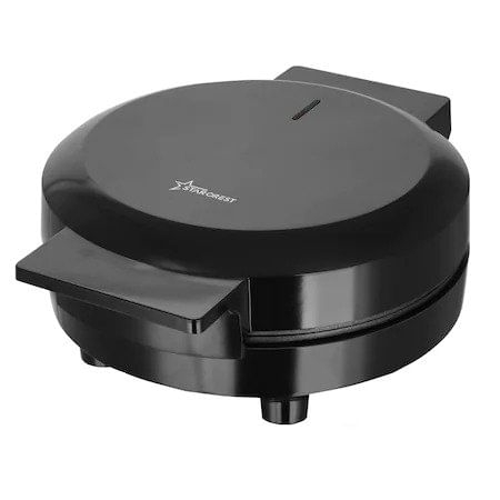 Aparat pentru preparat vafe STARCREST WM-1912, 1000W, 5 vafe, Placi antiaderente, Indicator luminos, Negru [2]