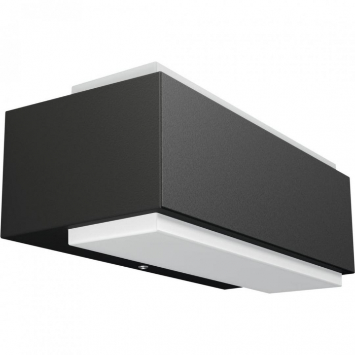 Aplica LED pentru exterior Philips Stratosphere, 9W (70W), 1000 lm, lumina neutra (4000K), dimabila, IP44, 93x203x76mm, Antracit