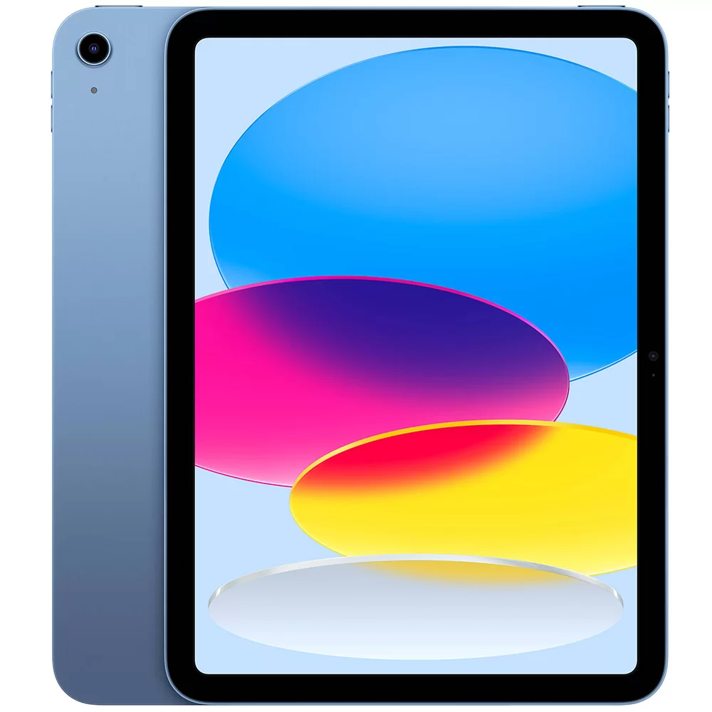 Apple ipad 10 10.9 wifi 64gb blue (us power adapter with included us-to-eu adapter)