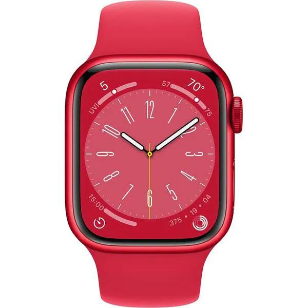Apple Watch S8 GPS 41mm (PRODUCT)RED Aluminium Case with (PRODUCT)RED Sport Band - S M