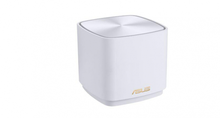 Asus dual-band large home Mesh ZENwifi system, XD4 PLUS 1 pack; white, AX1800 , 1201 Mbps+ 574 Mbps, 128 MB Flash, 256 MB RAM ; IEEE 802.11a, IEEE 802.11b, IEEE 802.11g, WiFi 4 (802.11n), WiFi 5 (802.