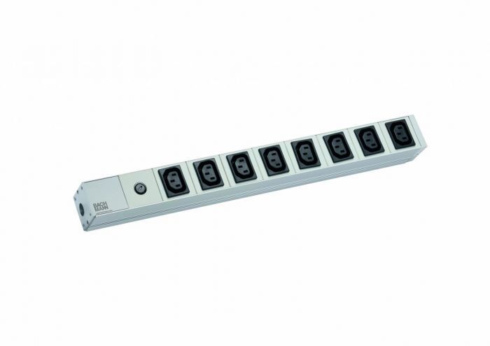 Bachmann IT PDU 8xIEC C13 1xsiguranta 10A , in Schuko,cordon 2,0m