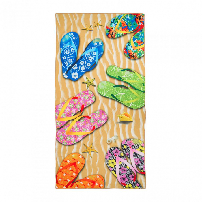 Beach Towel 90x180 cm Sand Material : 100% polyester, 220 GSM