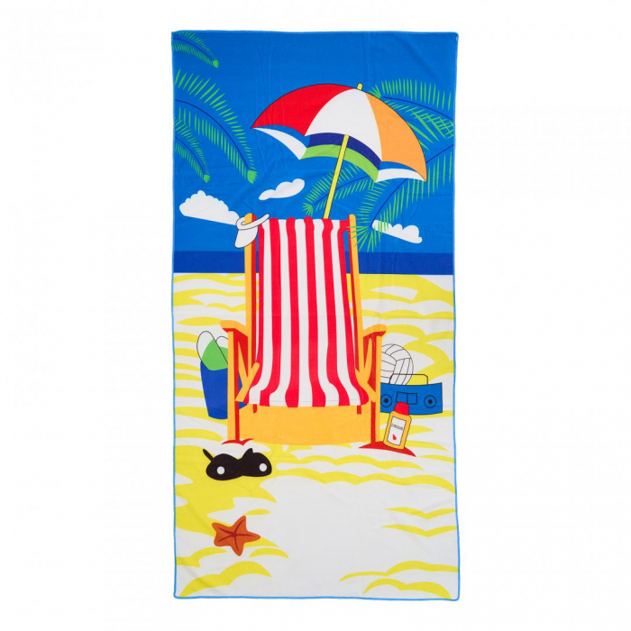 Beach Towel 90x180 cm Sun Material : 100% polyester, 220 GSM