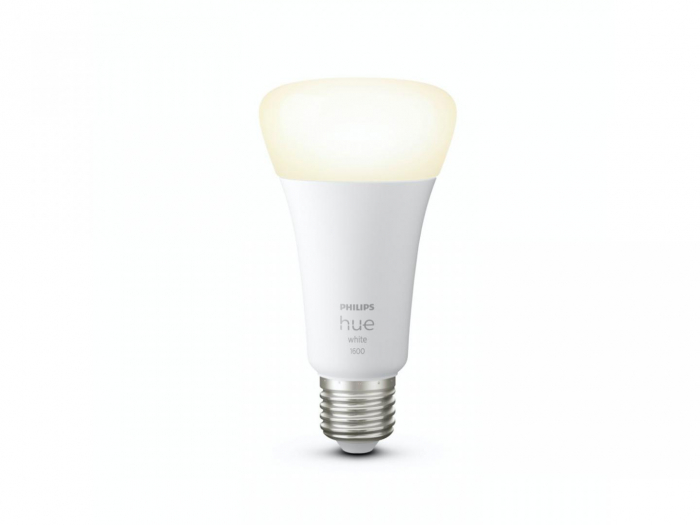 Bec LED inteligent Philips Hue A67, Bluetooth, E27, 15.5W (100W), 1600 lm, lumina calda (2700K)