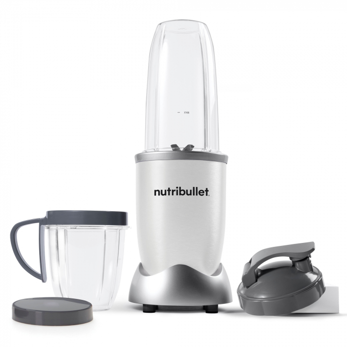 Blender Nutribullet Pro, 900 W, 1 viteza, cupa 0.7 l, cupa 0.9 l, 5 accesorii, alb