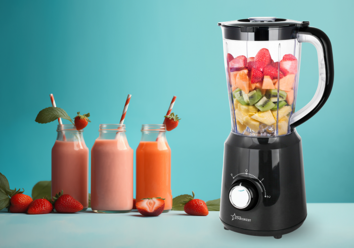 RESIGILAT - Blender STARCREST STB-15500B, 500 W, 1.5 l, 2 viteze + functie Pulse, Negru [4]